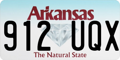 AR license plate 912UQX
