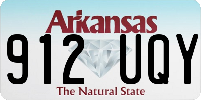 AR license plate 912UQY