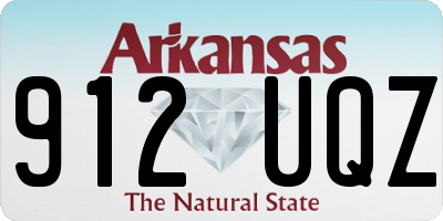 AR license plate 912UQZ