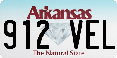 AR license plate 912VEL
