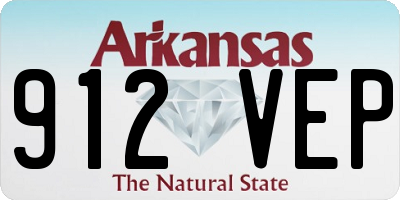 AR license plate 912VEP