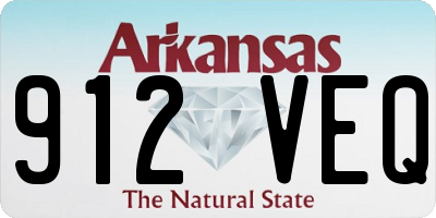AR license plate 912VEQ