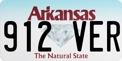 AR license plate 912VER