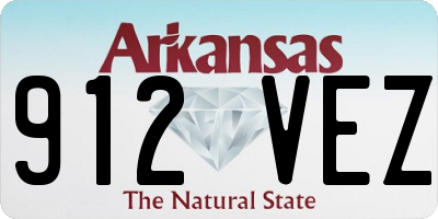 AR license plate 912VEZ