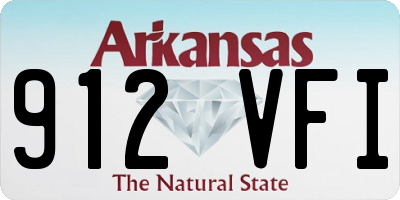 AR license plate 912VFI