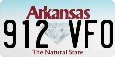 AR license plate 912VFO