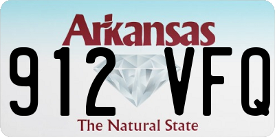 AR license plate 912VFQ