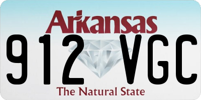 AR license plate 912VGC