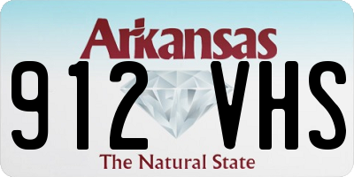 AR license plate 912VHS