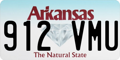 AR license plate 912VMU