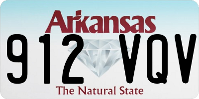 AR license plate 912VQV