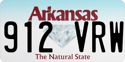 AR license plate 912VRW