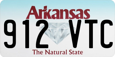 AR license plate 912VTC