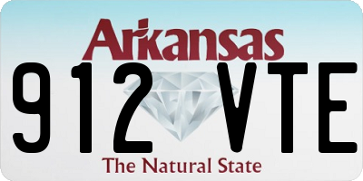 AR license plate 912VTE