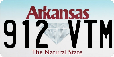 AR license plate 912VTM