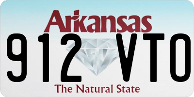 AR license plate 912VTO