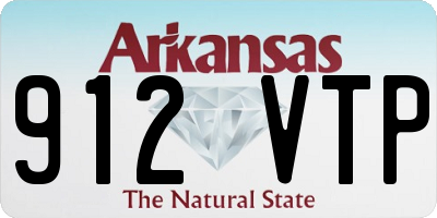 AR license plate 912VTP