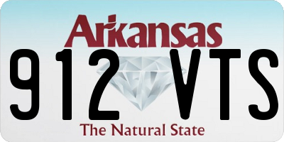 AR license plate 912VTS