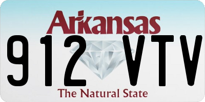 AR license plate 912VTV