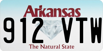 AR license plate 912VTW
