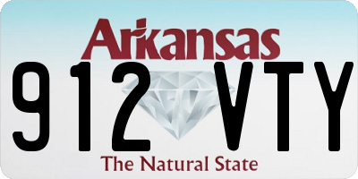 AR license plate 912VTY