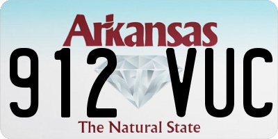 AR license plate 912VUC