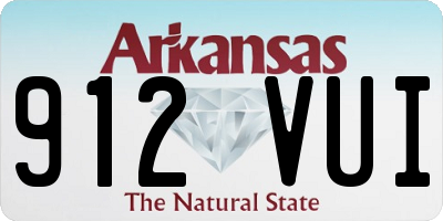 AR license plate 912VUI