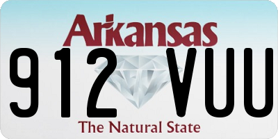 AR license plate 912VUU