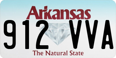 AR license plate 912VVA
