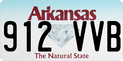 AR license plate 912VVB