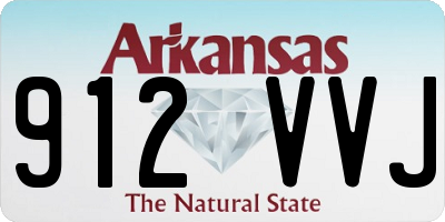 AR license plate 912VVJ