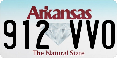 AR license plate 912VVO