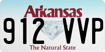 AR license plate 912VVP