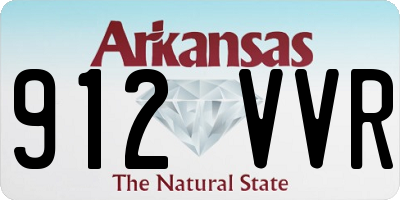 AR license plate 912VVR