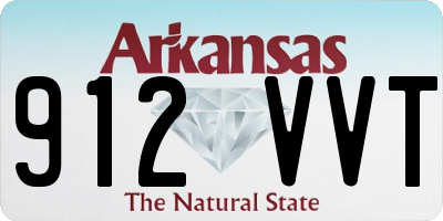 AR license plate 912VVT