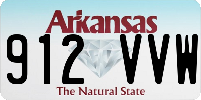 AR license plate 912VVW
