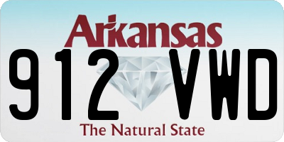 AR license plate 912VWD