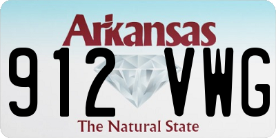 AR license plate 912VWG
