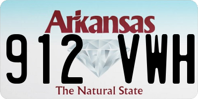 AR license plate 912VWH