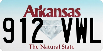 AR license plate 912VWL
