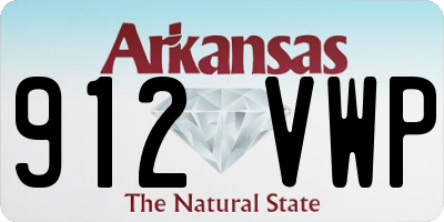 AR license plate 912VWP