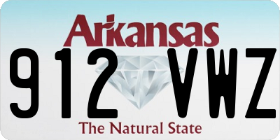 AR license plate 912VWZ