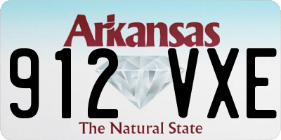 AR license plate 912VXE