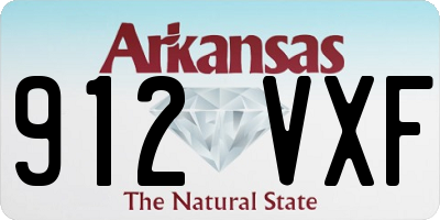 AR license plate 912VXF