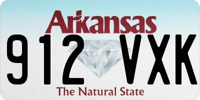 AR license plate 912VXK