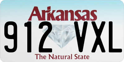 AR license plate 912VXL