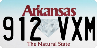 AR license plate 912VXM