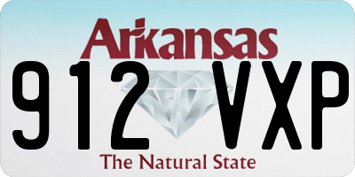 AR license plate 912VXP