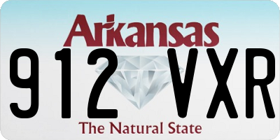 AR license plate 912VXR