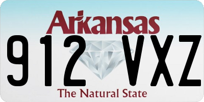 AR license plate 912VXZ